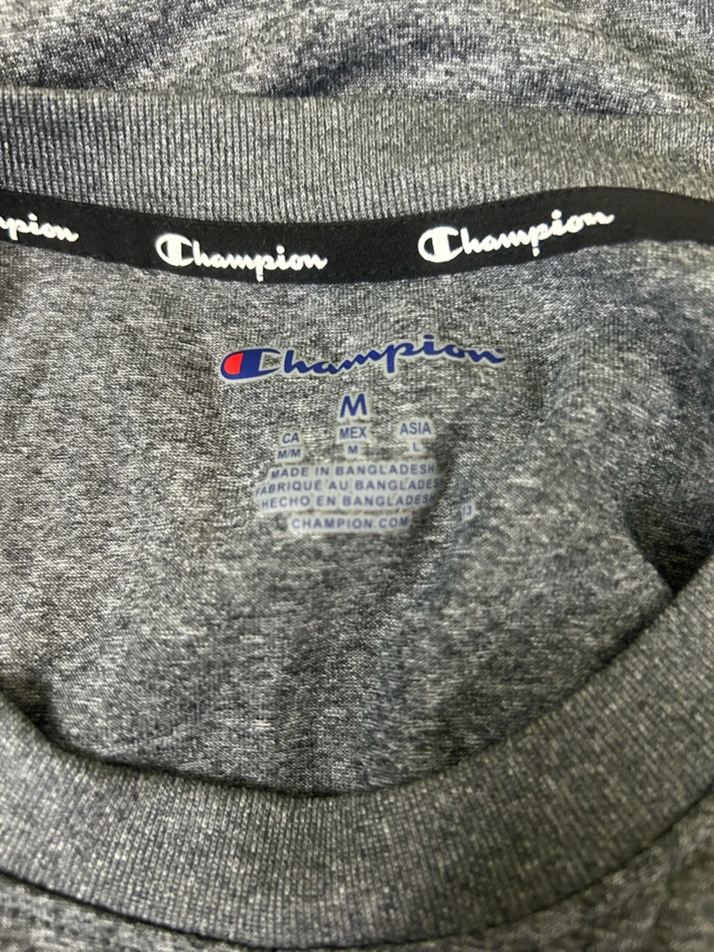 Gray Ohio state Buckeyes tee shirt moisture wicking performance fabric champion - Picture 3 of 6